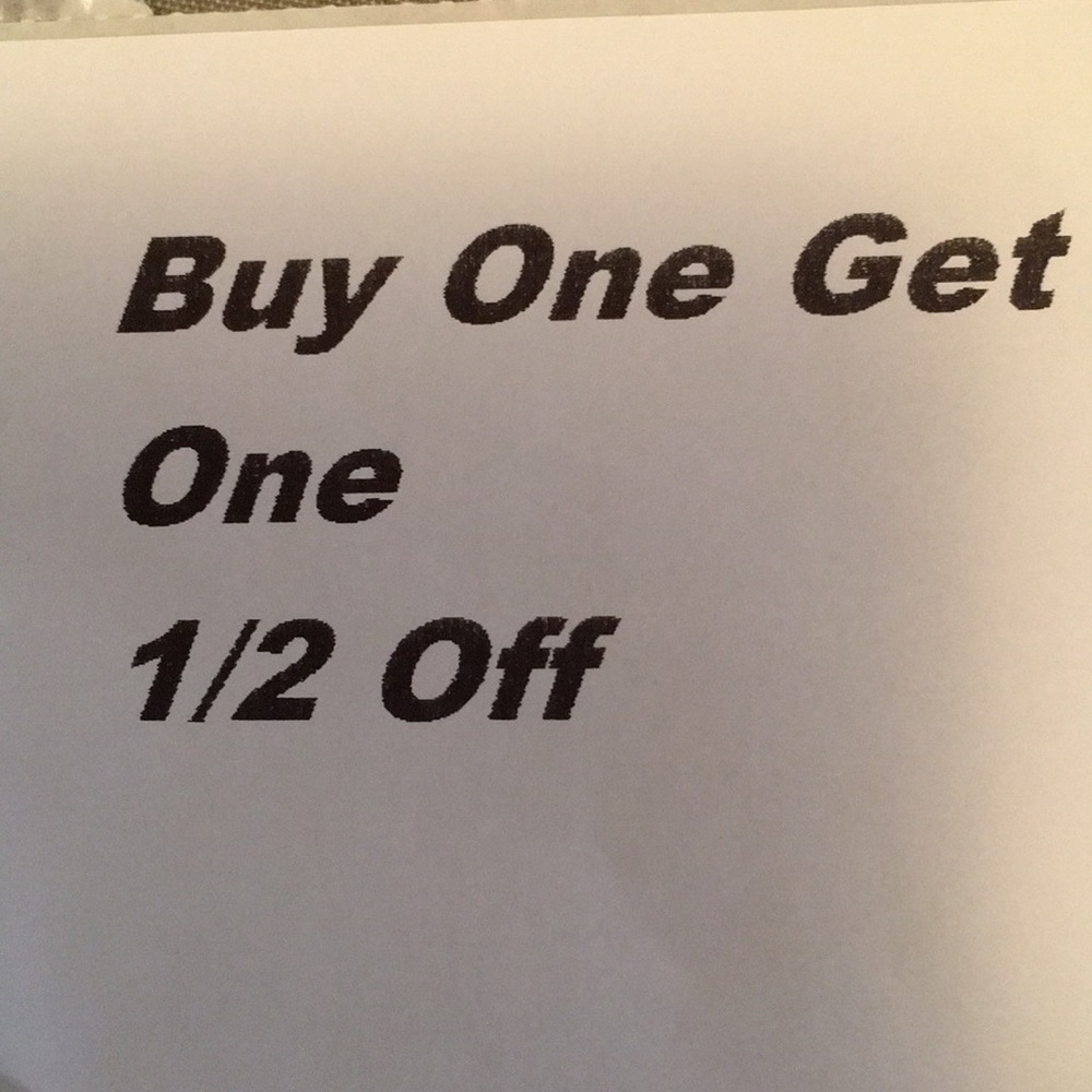 Entire Closet Buy 1 Get 1 1/2 off